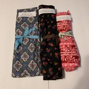 Vintage‎ Fabrics Assorted Patterns and Sizes Lot of 3